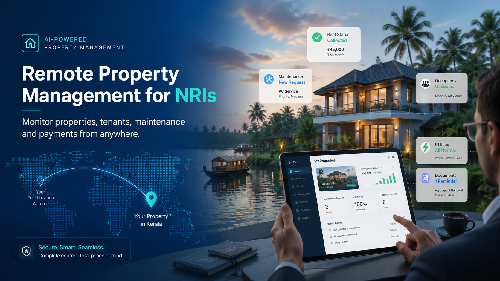 Remote Property Management for NRIs